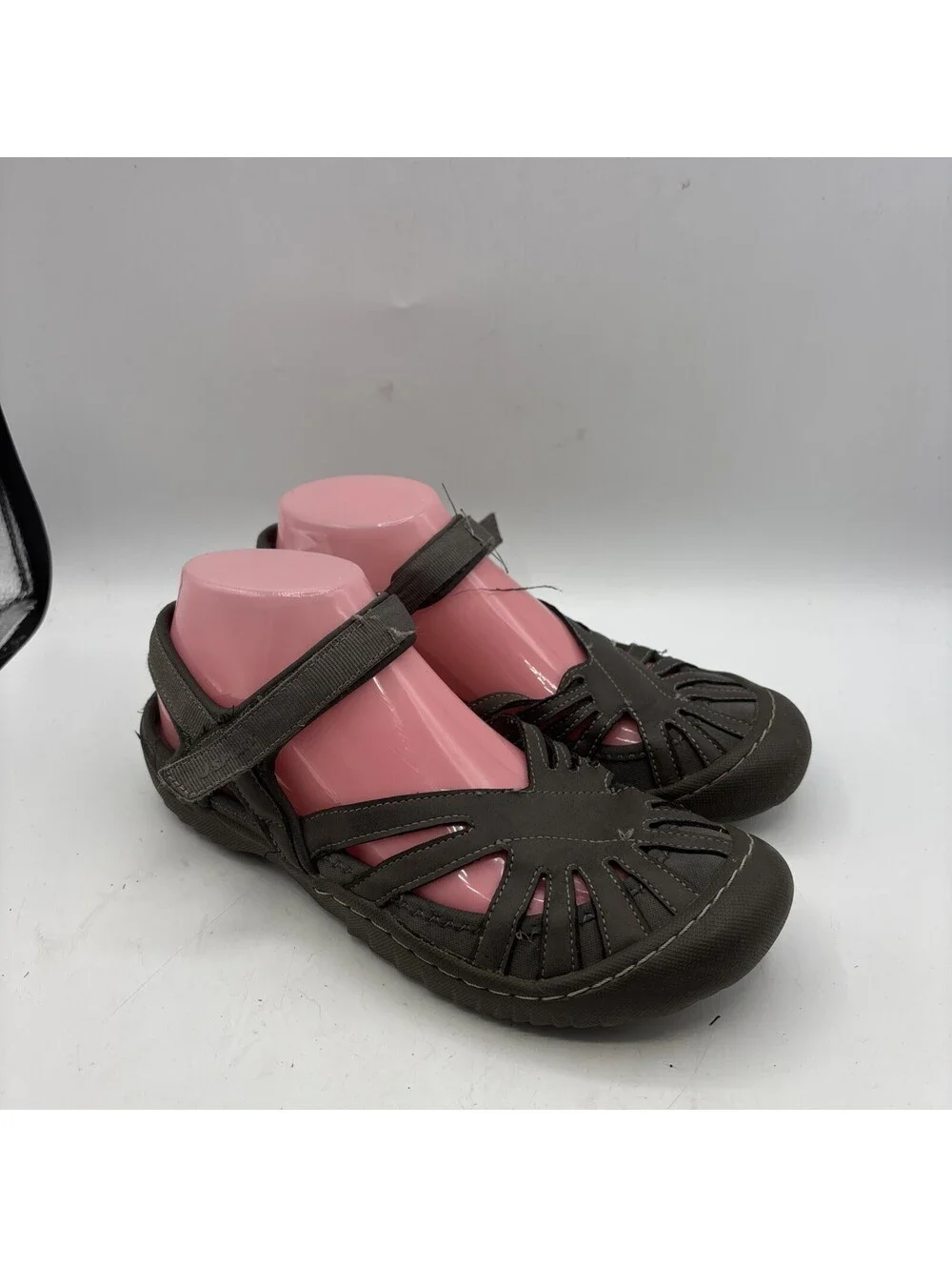 Gray Women’s JBU Sport All Terrain Traction Poppy Shoe Sandal Maryjane Size 7.5